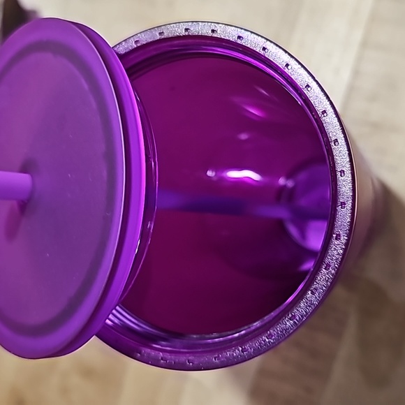 Purple soft touch starbucks tumbler - Picture 7 of 8